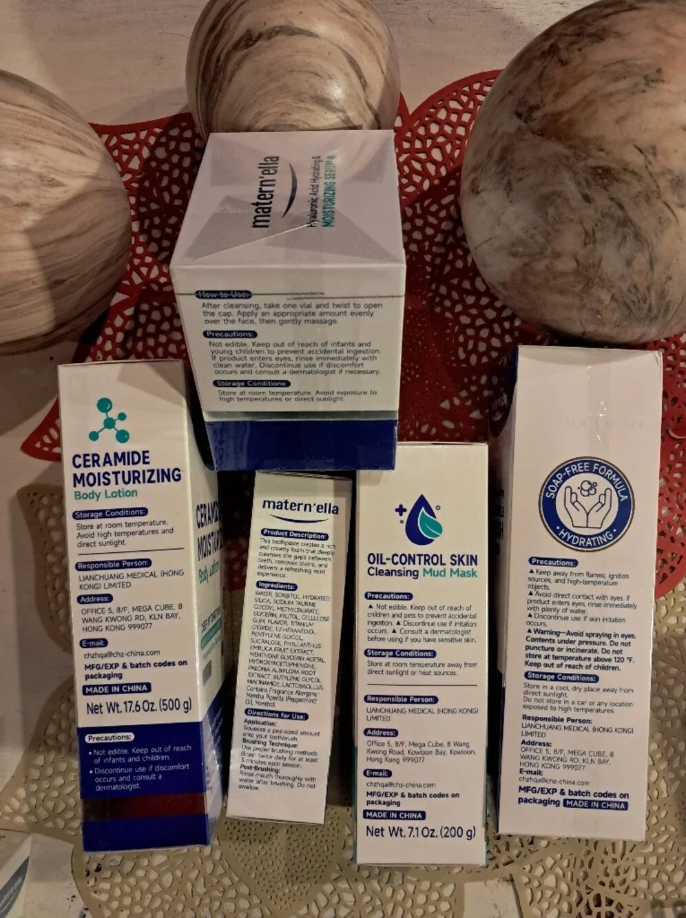 Ceramide Moisturizing Body  -  Set Of 5